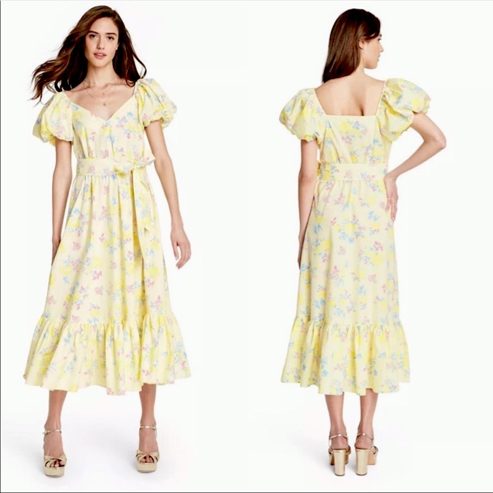 Loveshackfancy puff sleeve beautiful dress Size 10